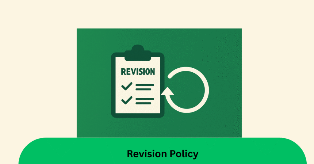 Revision Policy