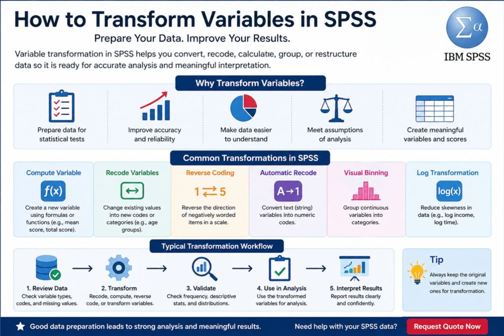 How to Transform Variables in SPSS