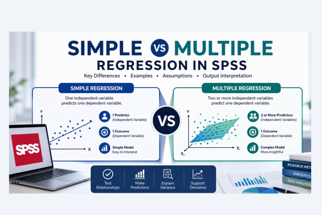 Simple vs Multiple Regression in SPSS