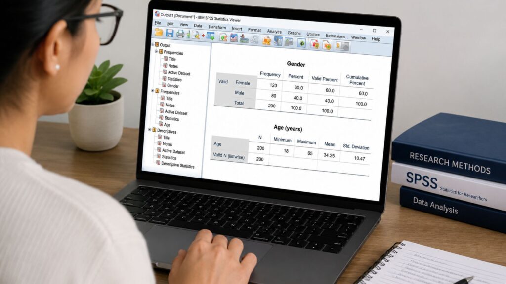How to Create a Demographic Table in SPSS