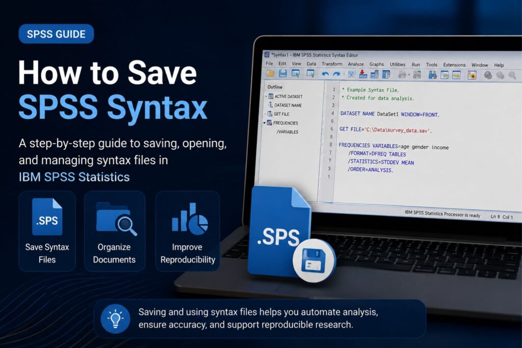 How to Save SPSS Syntax