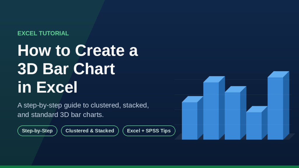 How to Create a 3D Bar Chart in Excel