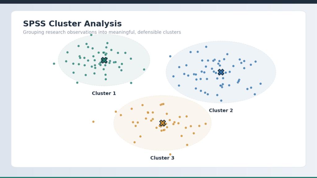 SPSS Cluster Analysis Help for Dissertations and Research