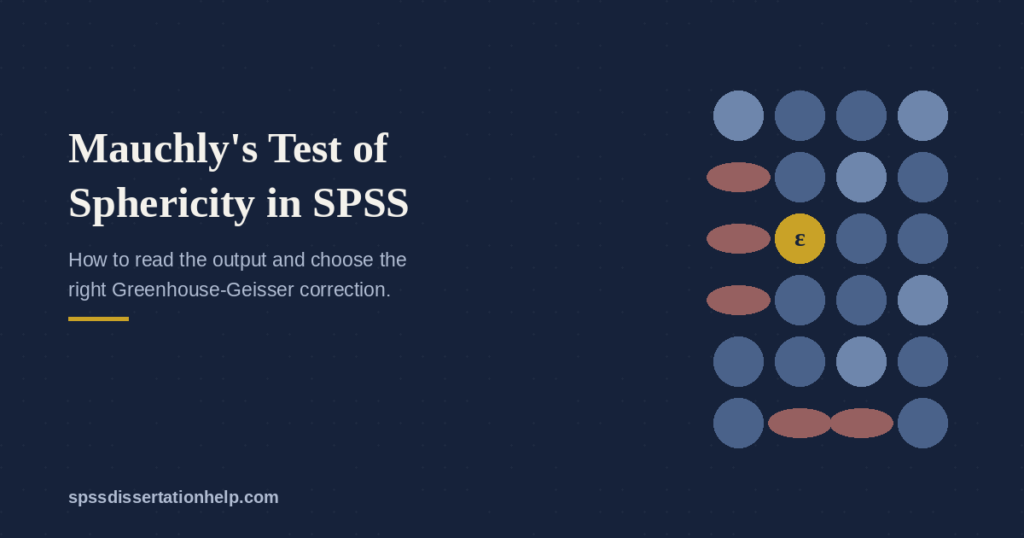 Mauchly’s Test of Sphericity in SPSS: How to Read It